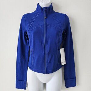 NWT LULULEMON RVSD Blue Riverside Buttery Soft Nulu Define Cropped Jacket 6